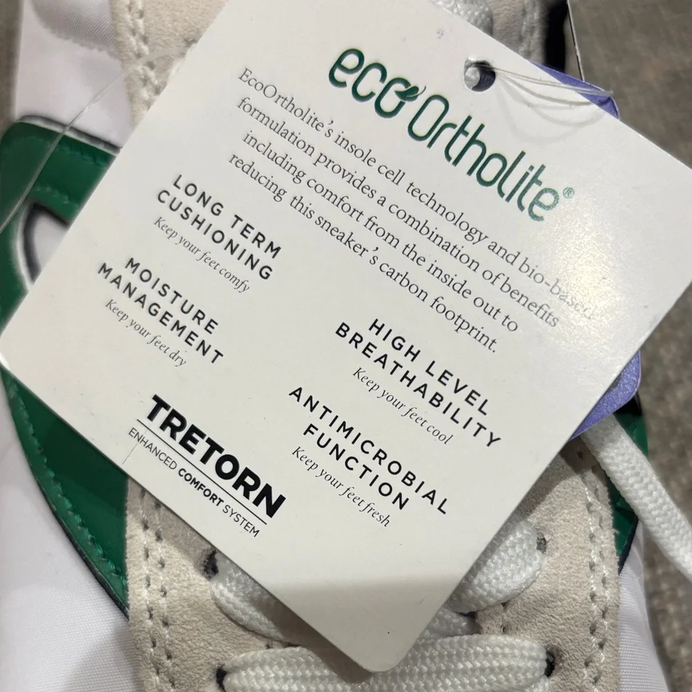 Tretorn Cream and Green Sneakers - Picture 12 of 12
